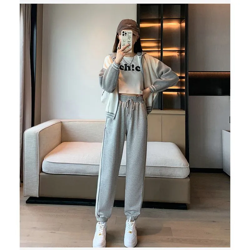 Casual Banana-Shaped Plus Sports Tapered Loose Fit Sweatpants