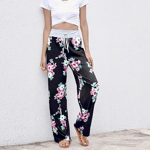 Casual Print Sweatpants