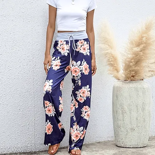 Casual Print Sweatpants