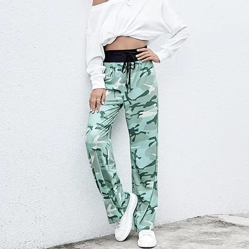 Casual Print Sweatpants