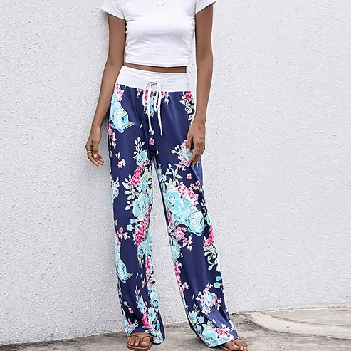 Casual Print Sweatpants