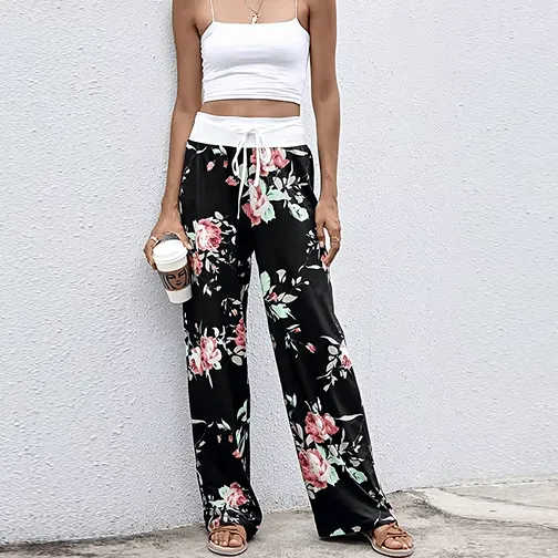 Casual Print Sweatpants