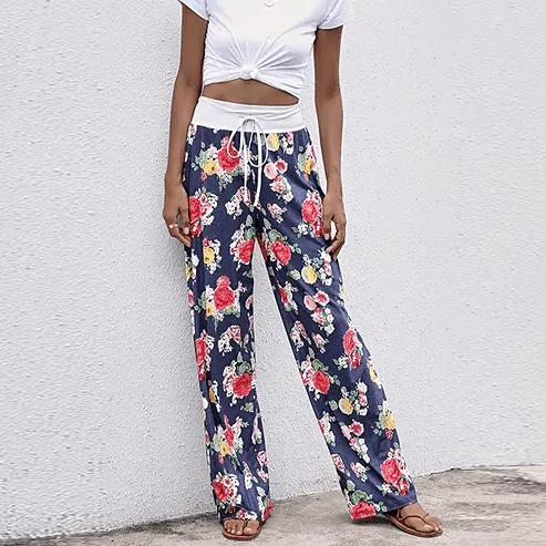 Casual Print Sweatpants