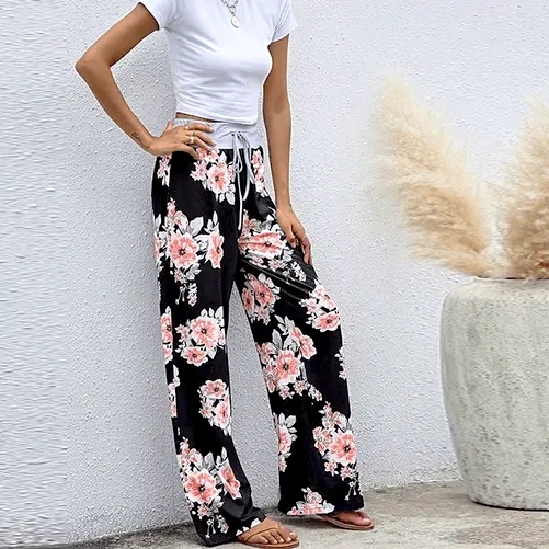 Casual Print Sweatpants