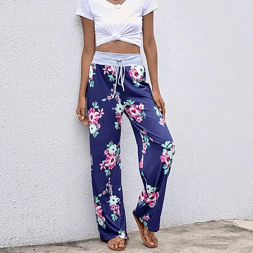 Casual Print Sweatpants