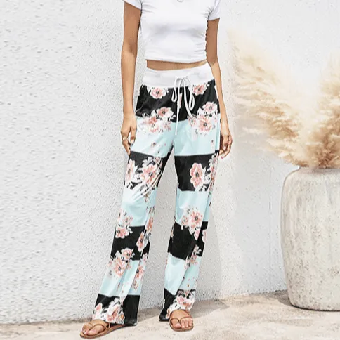 Casual Print Sweatpants