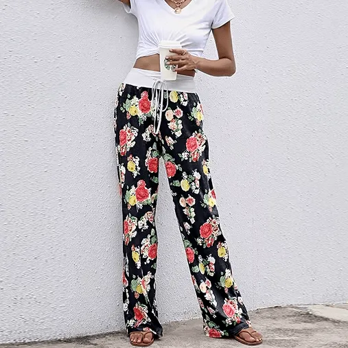 Casual Print Sweatpants