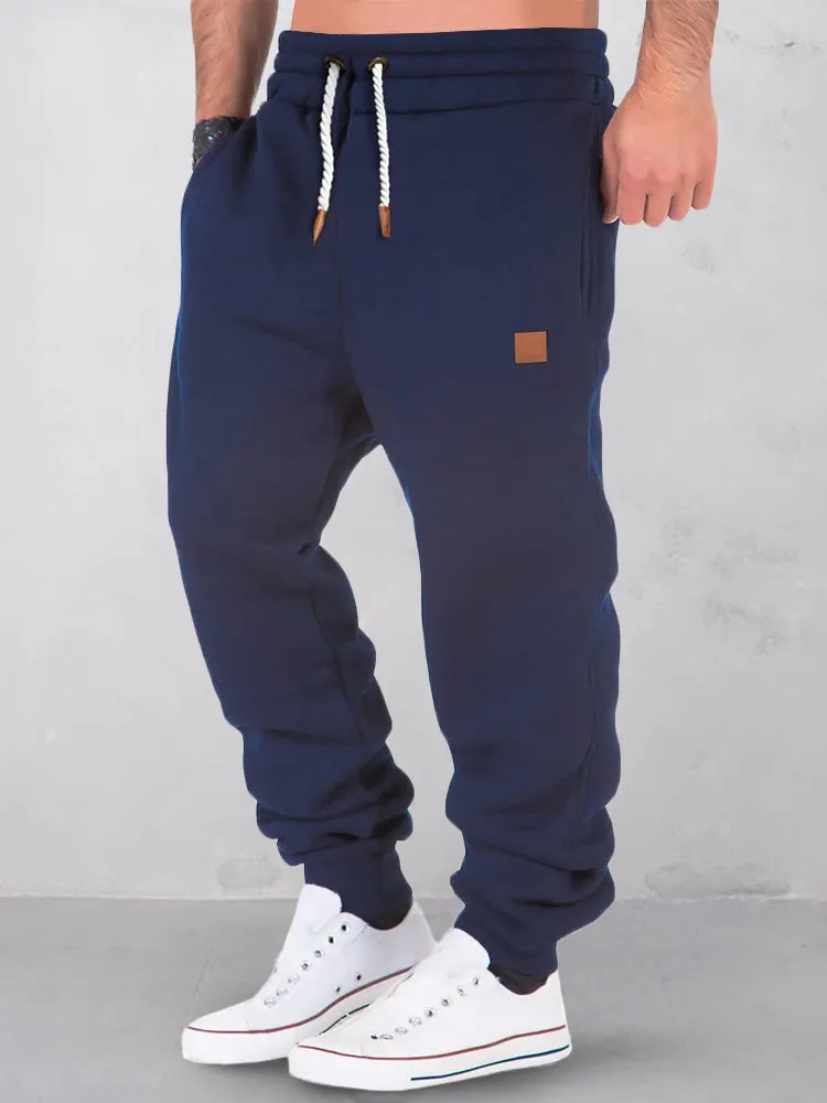 Casual Thermal Beam Feet Sweatpants