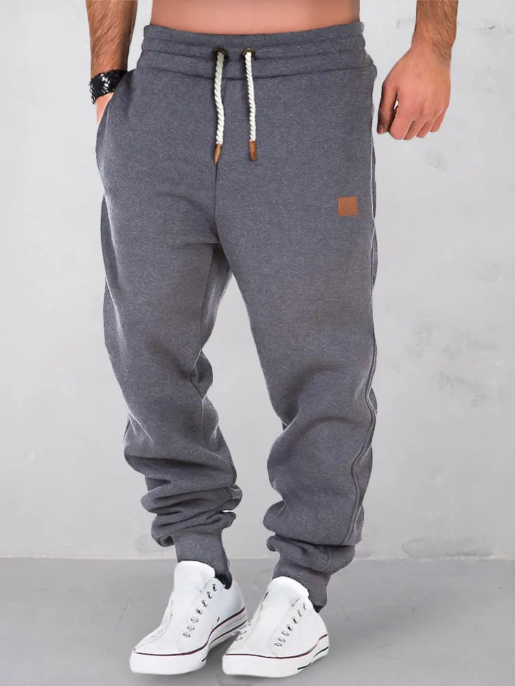 Casual Thermal Beam Feet Sweatpants