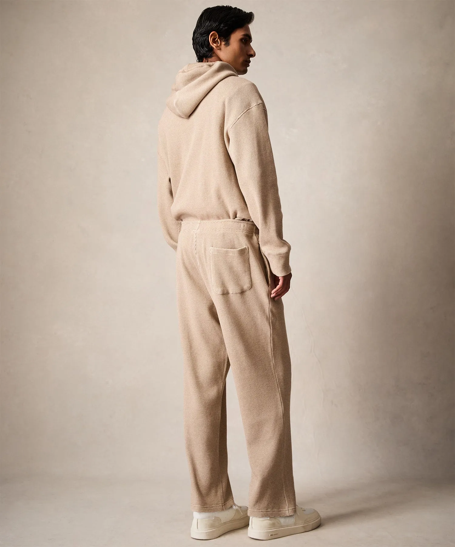 Champion Oversized Waffle Sweatpants in Camel