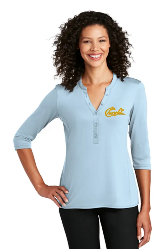 Chevrolet 1911 Script Ladies Henley Shirt