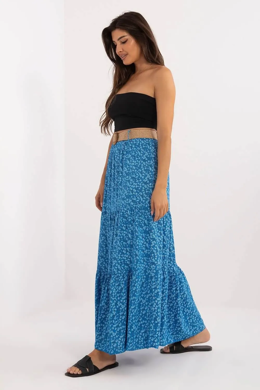 Chic and Breezy Floral Maxi Skirt