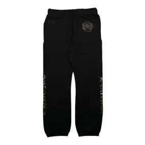 Chrome Hearts Glitter 1988 Thermal Sweatpants Black Brown