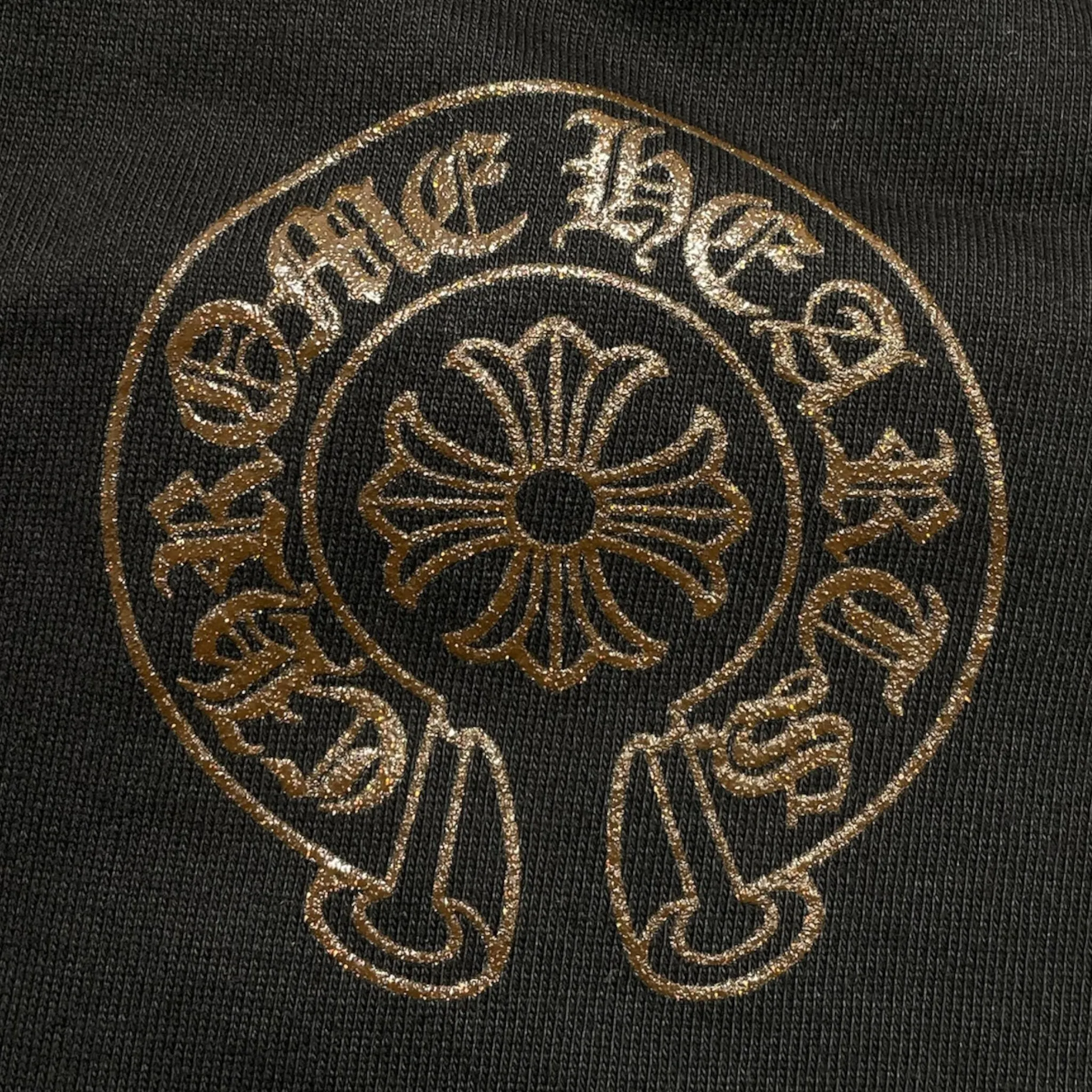 Chrome Hearts Glitter 1988 Thermal Sweatpants Black Brown