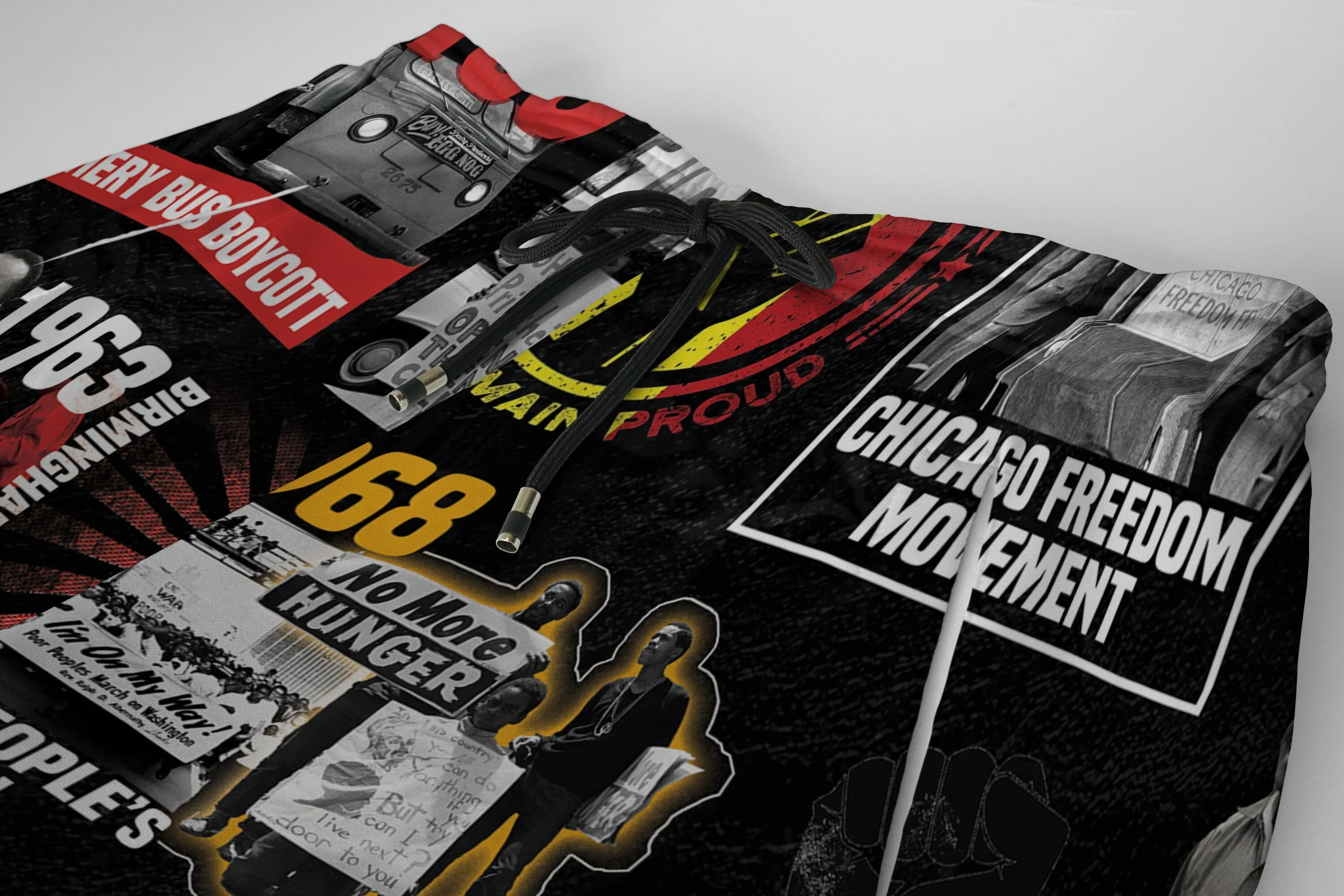 Civil Rights Movement Poster Art Joggers