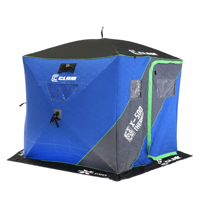 Clam X-500 Thermal - Ice Team 5 Sided Pop-up Hut