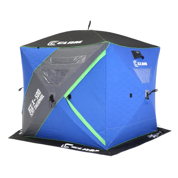 Clam X-500 Thermal - Ice Team 5 Sided Pop-up Hut