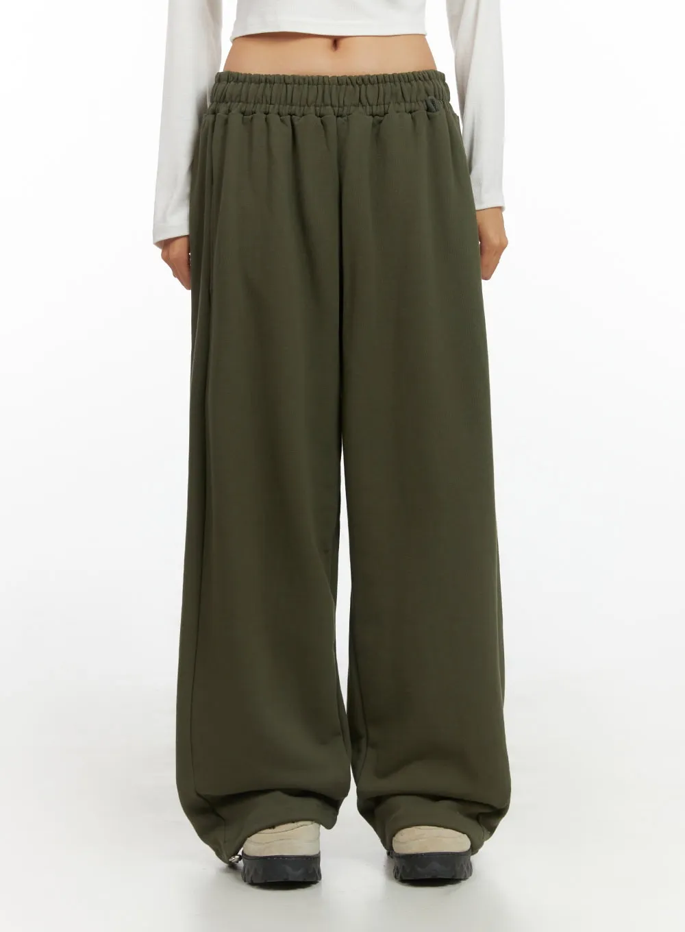 Classic Cotton Wide Fit Sweatpants IS427