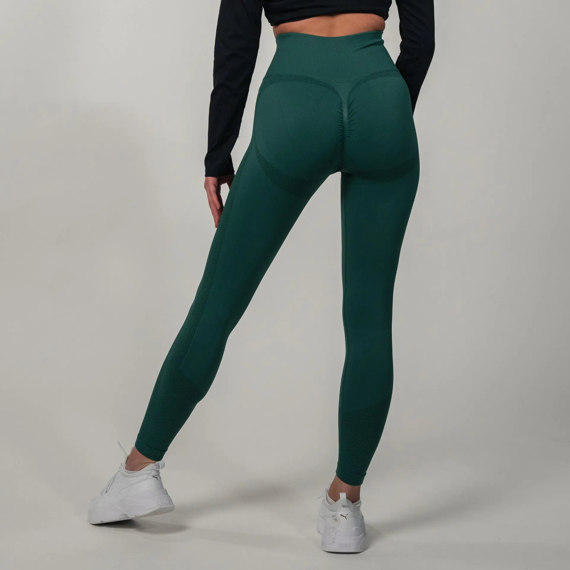 Contessa Pro Scrunch - Green Leggings