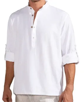 Cotton Style Shirt With Botton