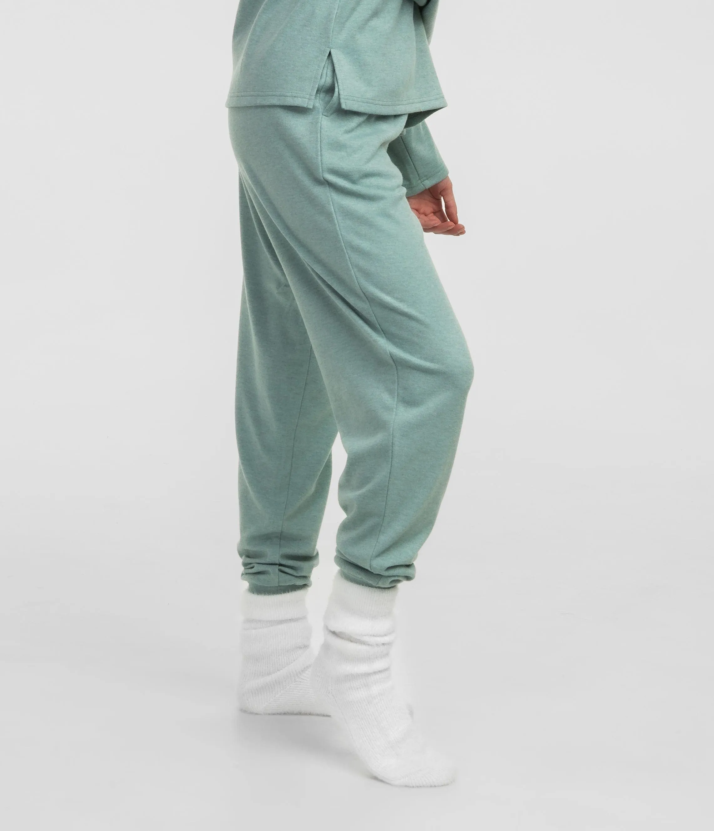 Cozy Cloud Joggers - Cool Mint