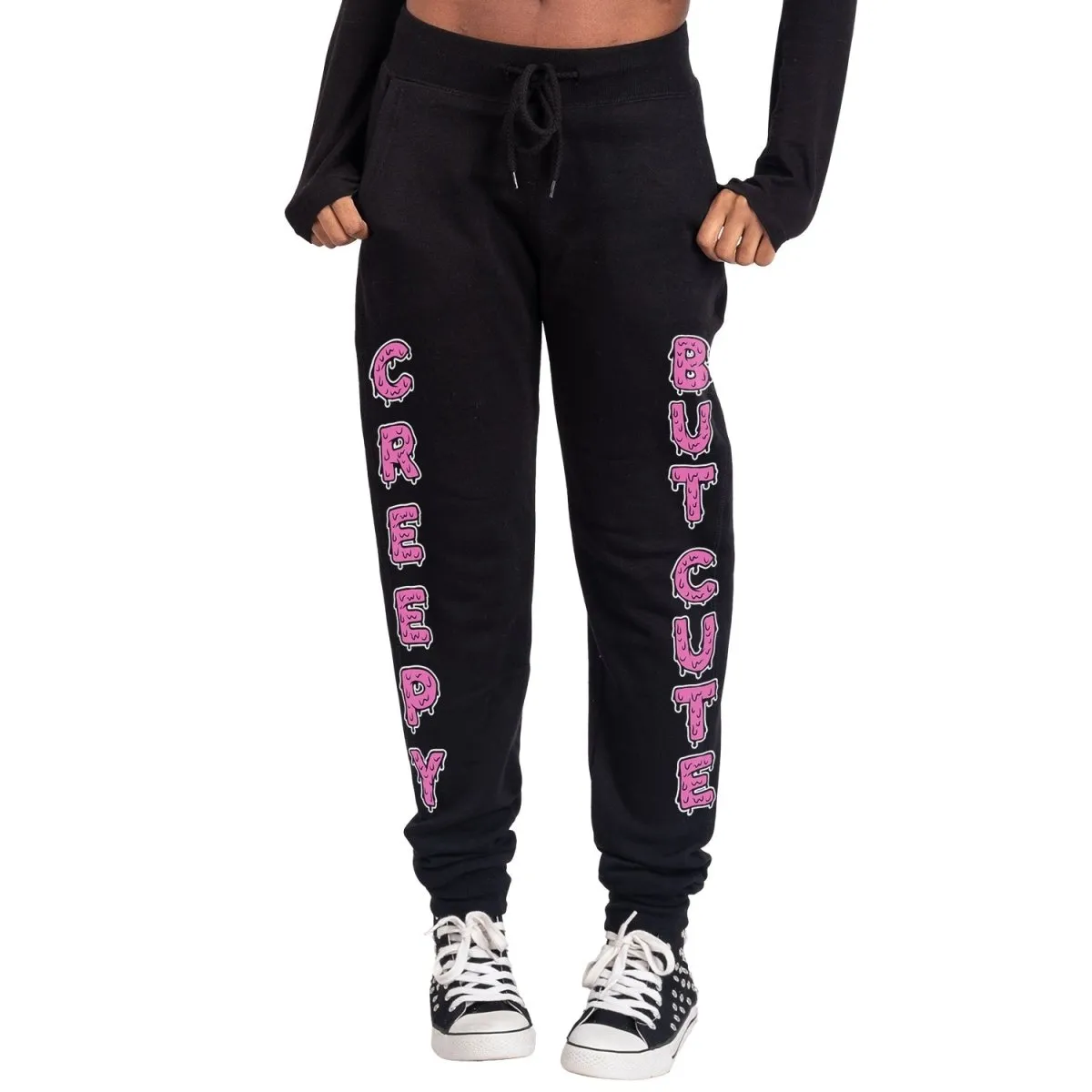 Creepy But Cute Fleece Sweatpants