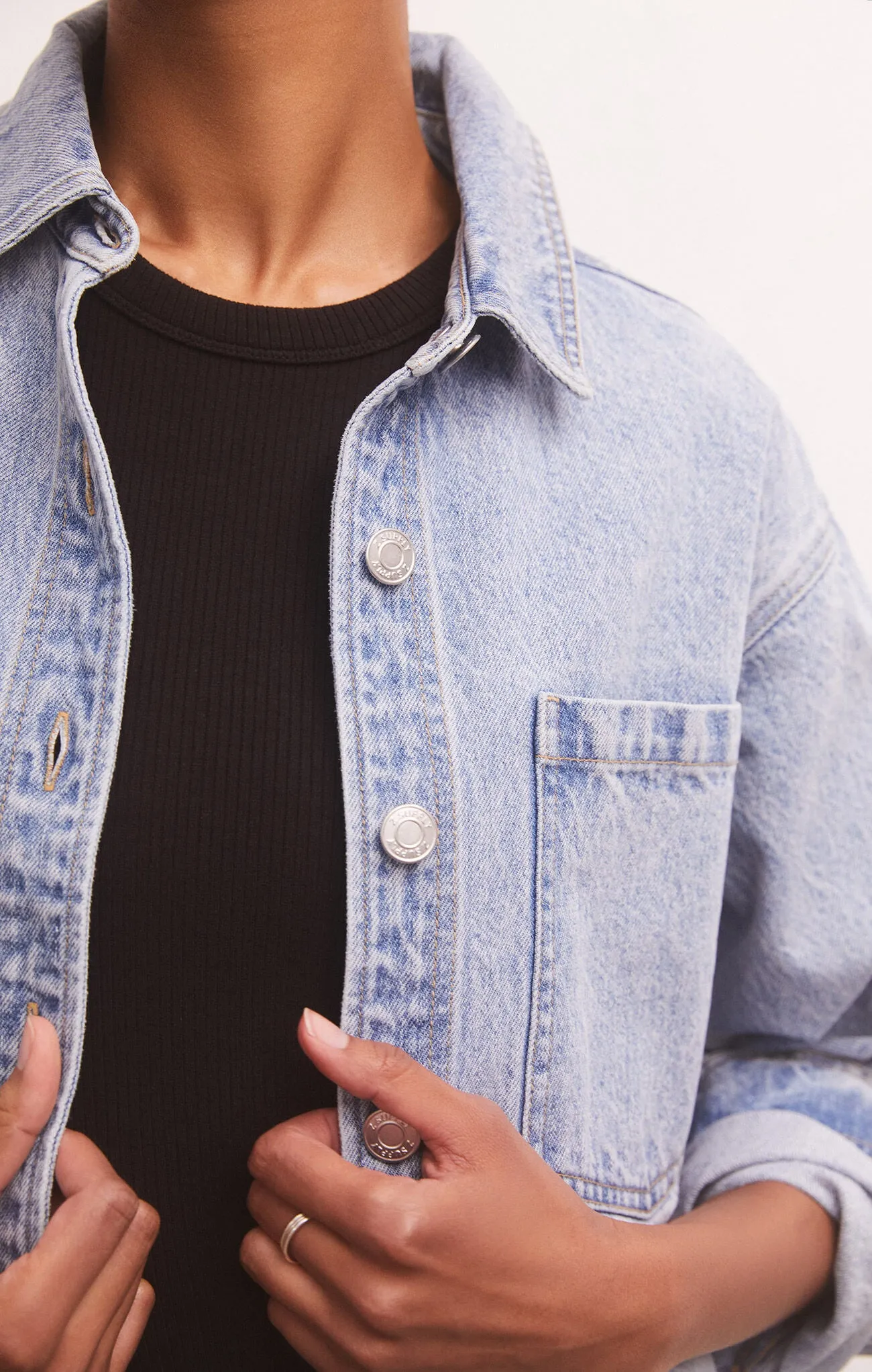 Cropped Denim Jacket