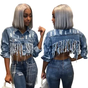 Cropped Denim Jacket