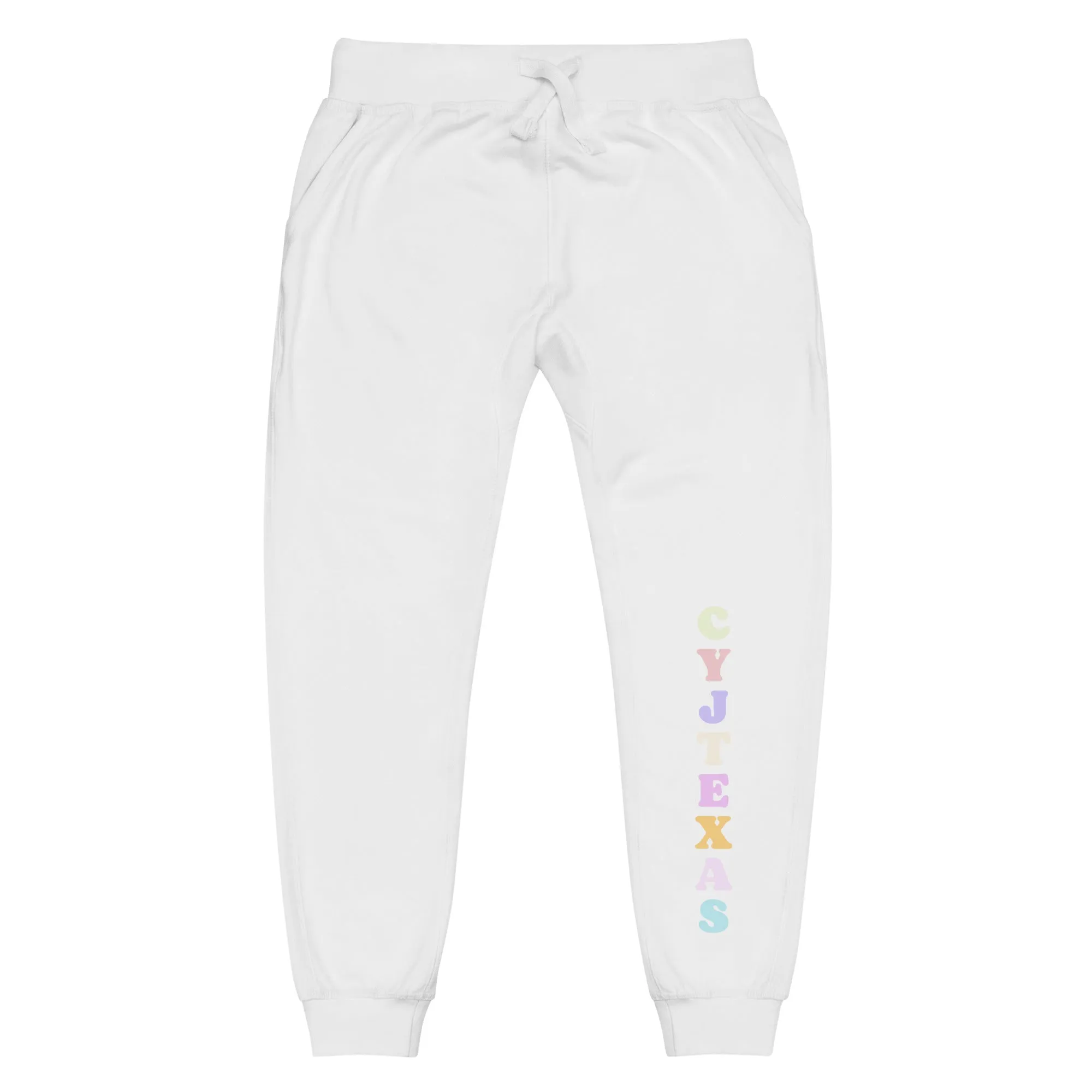 CYJ Texas Unisex Fleece Sweatpants - Pastel