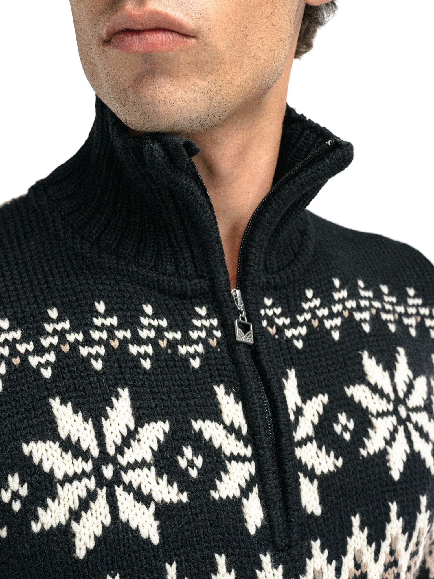 Dale of Norway | Myking Sweater | Black/Brown/Off White