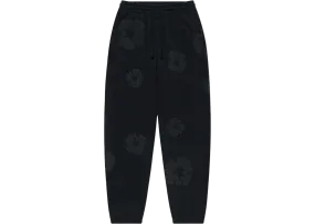 Denim Tears Cotton Wreath Sweatpants Black Monochrome