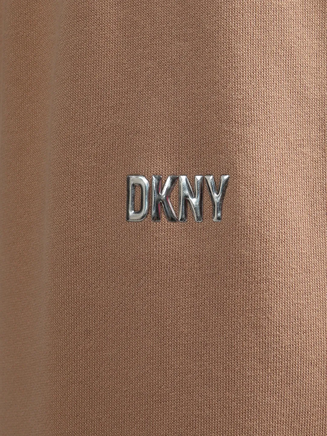 DKNY Women Brown Solid Mid-Rise Jogger Fit Sweatpants