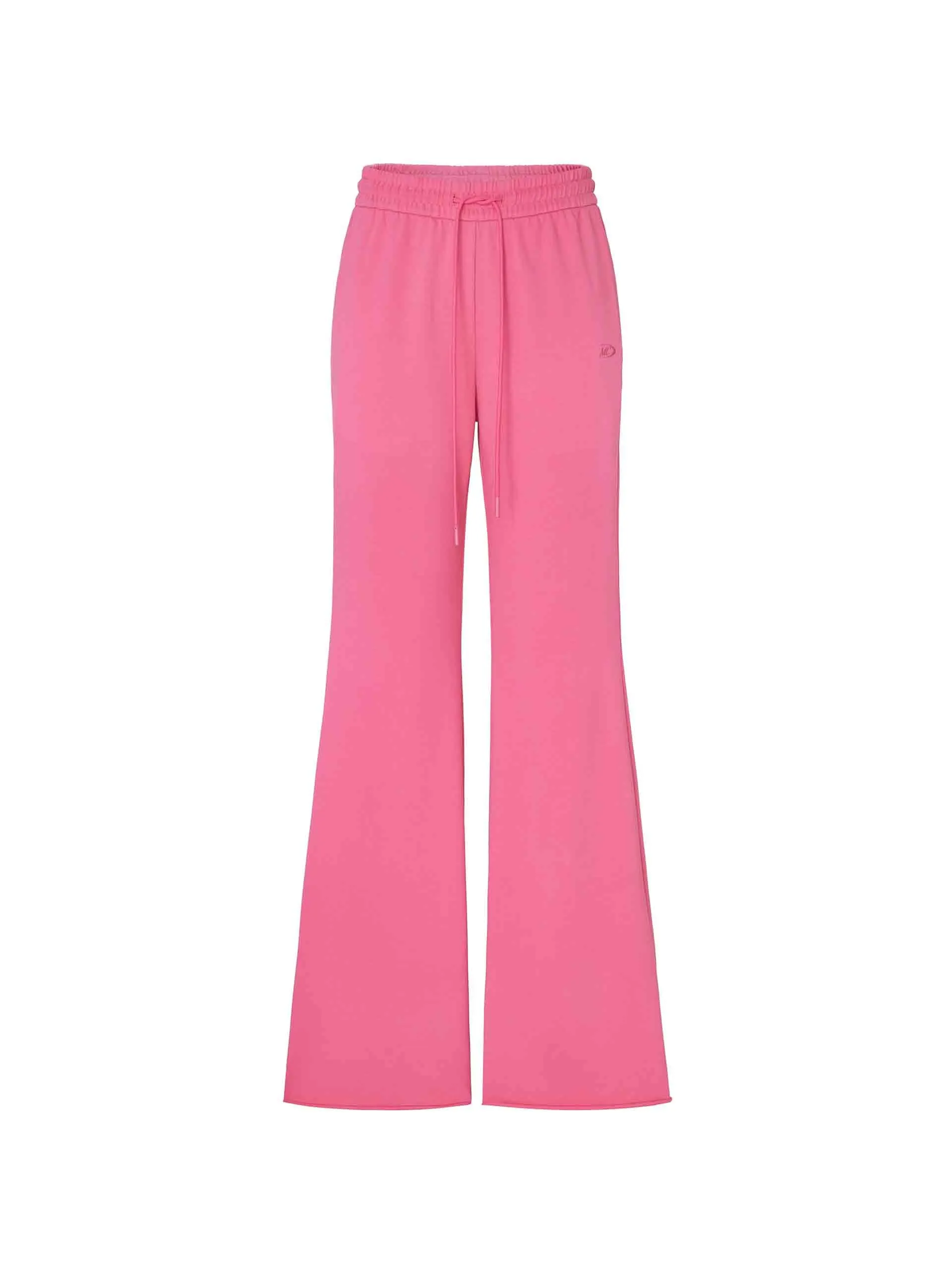 Drawstring Waist Flared Trousers