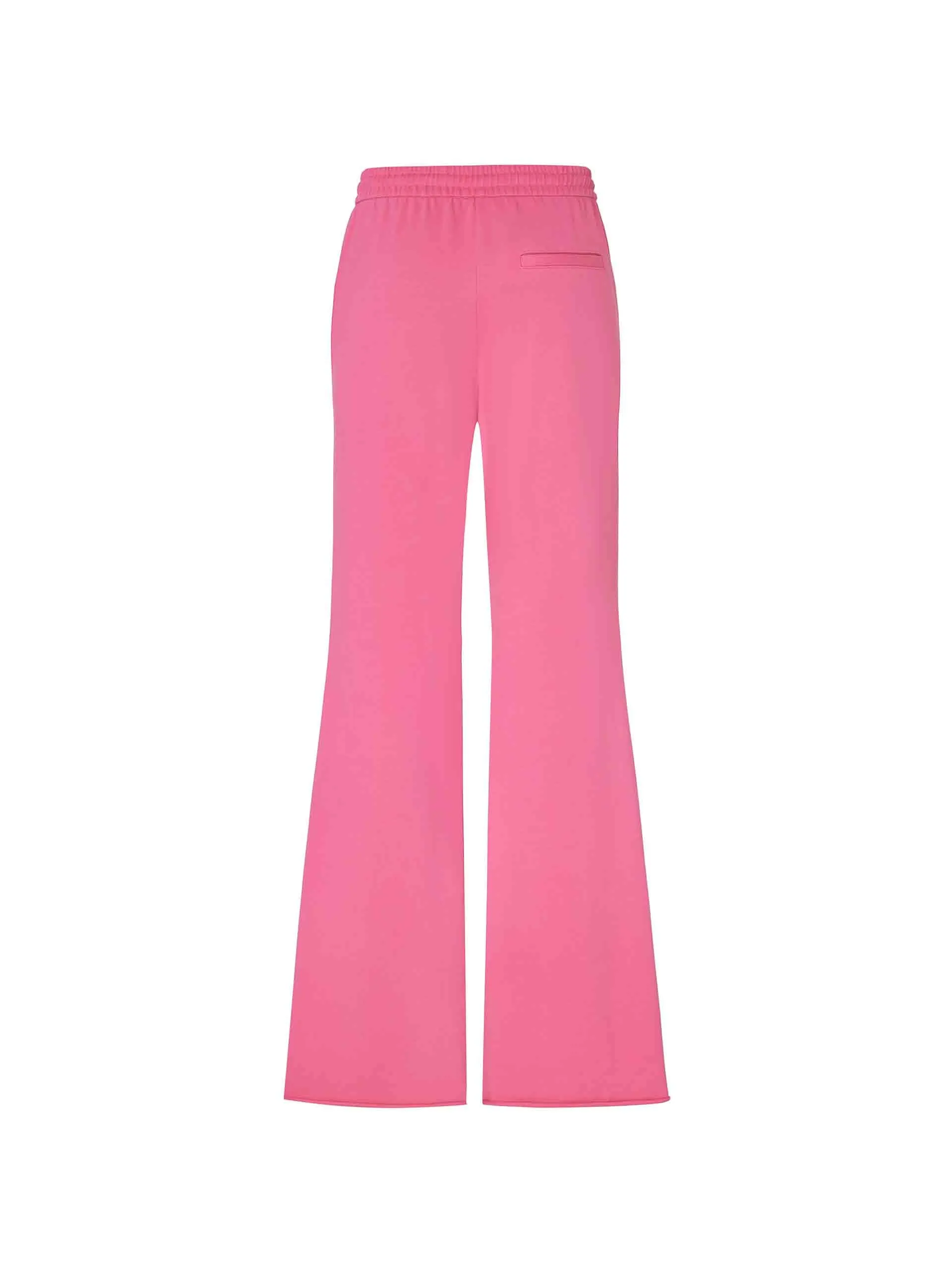 Drawstring Waist Flared Trousers