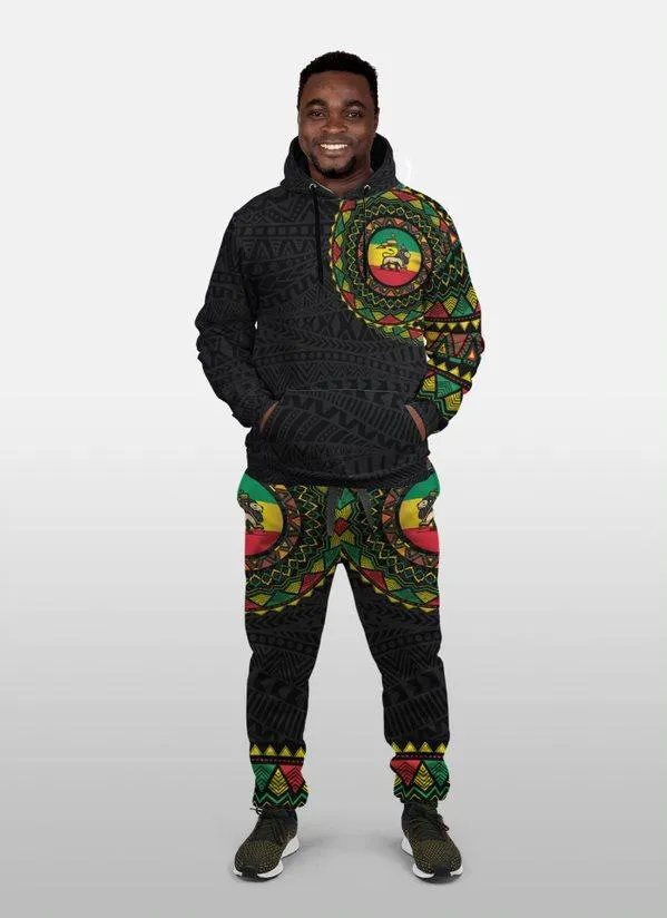 Ethiopia Flag All-over Hoodie And Joggers Set