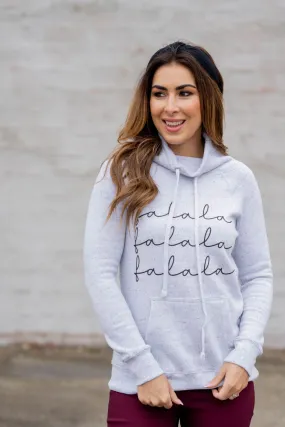 Falala Graphic Cowl Neck Sweatshirt