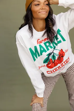 Farmer’s Market Cherries Sweatshirt