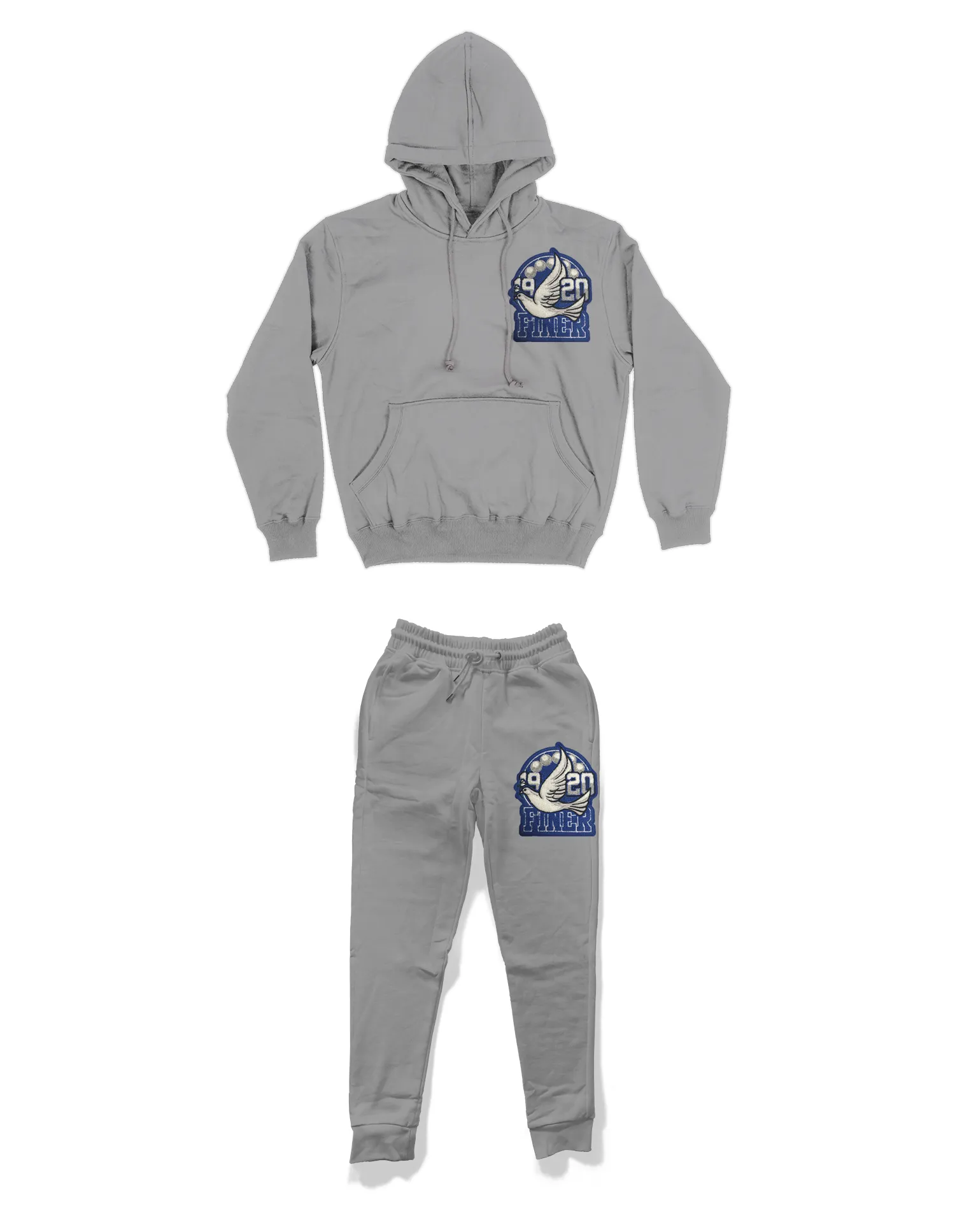 Finer Sweatsuit Grey (UNISEX SIZED)