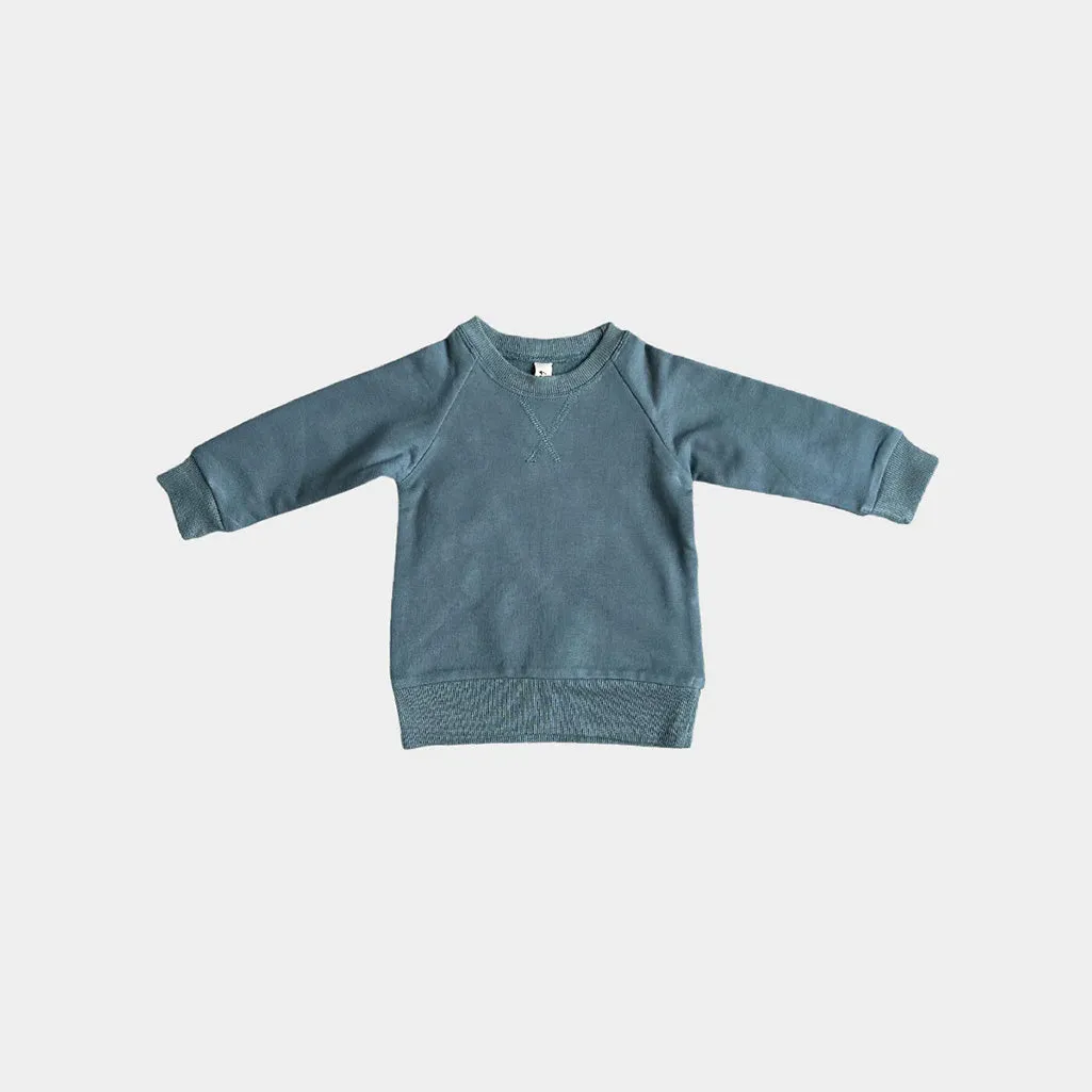 Fleece Sweatshirt | Stone Blue