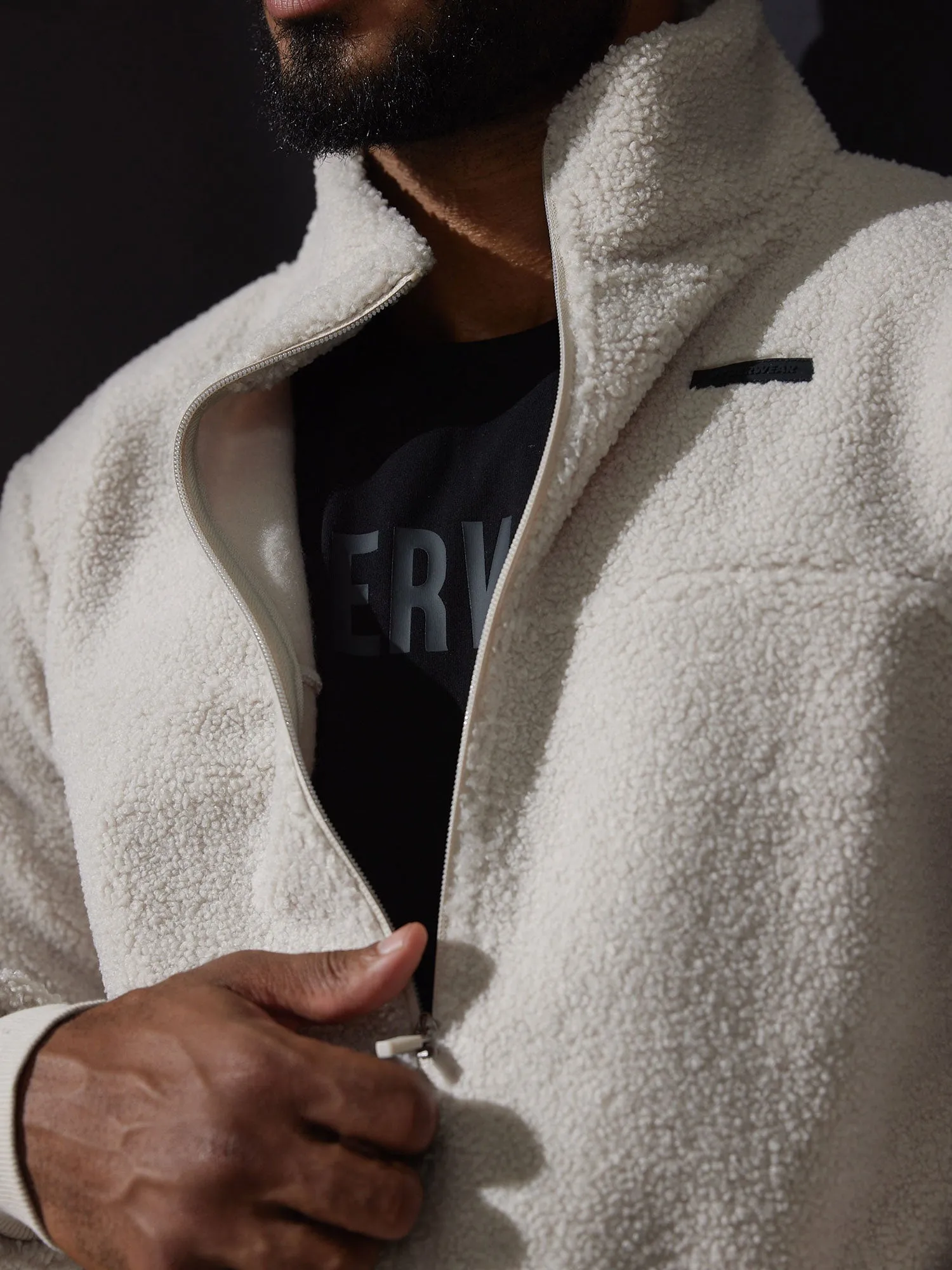 Flex Polar Fleece Jacket - Chalk