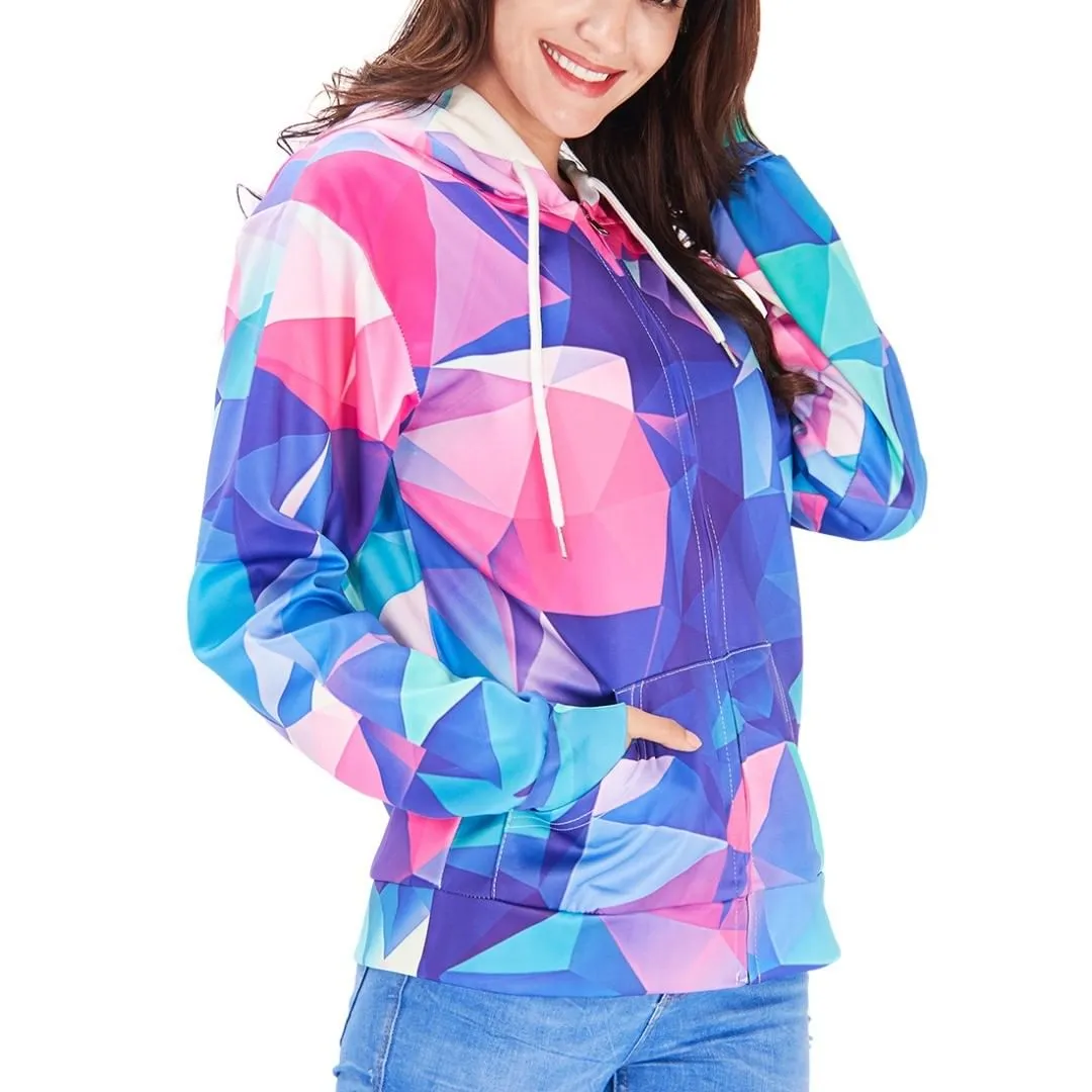 Geometric Diamond Hoodie