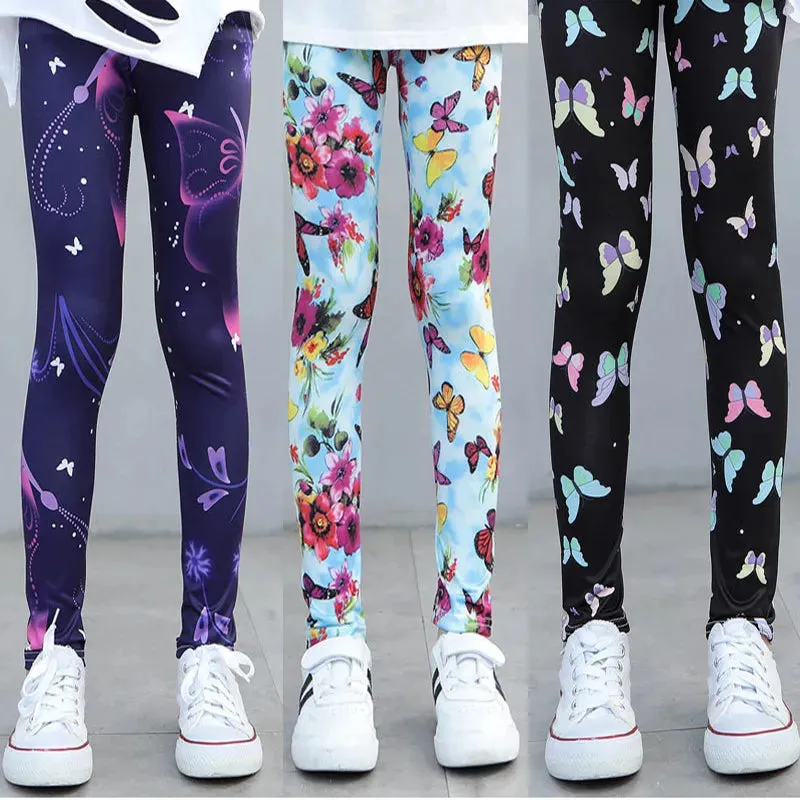 Girls' leggings Spring And Autumn Thin Children's Stretch