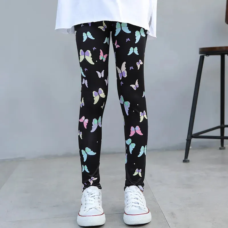 Girls' leggings Spring And Autumn Thin Children's Stretch