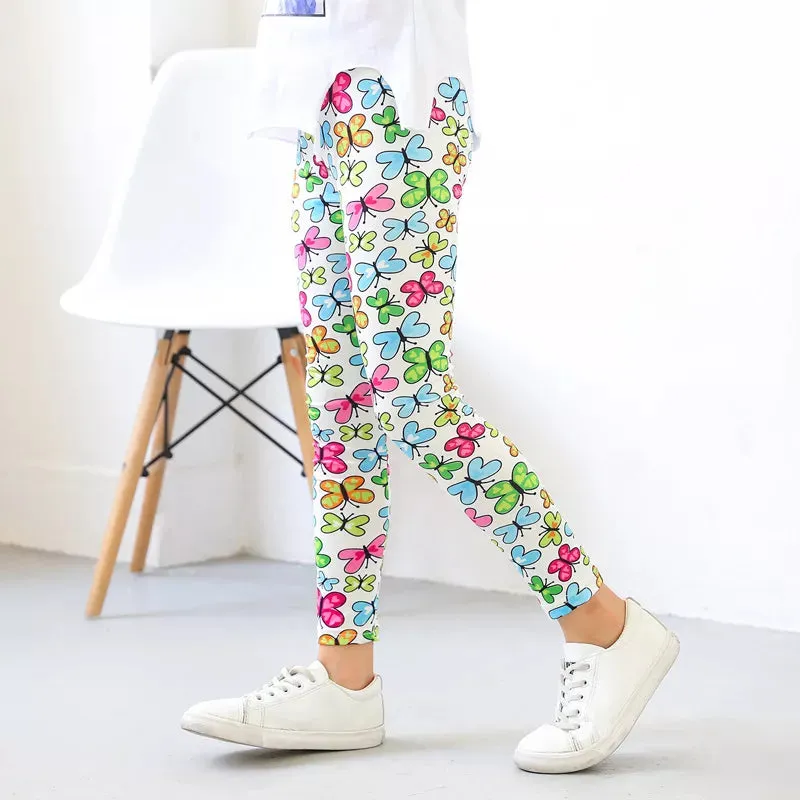 Girls' leggings Spring And Autumn Thin Children's Stretch