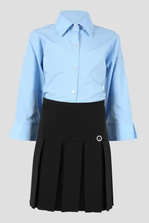 Girls pleated school skirt with diamante detail - Quality school uniforms at the School Clothing Company