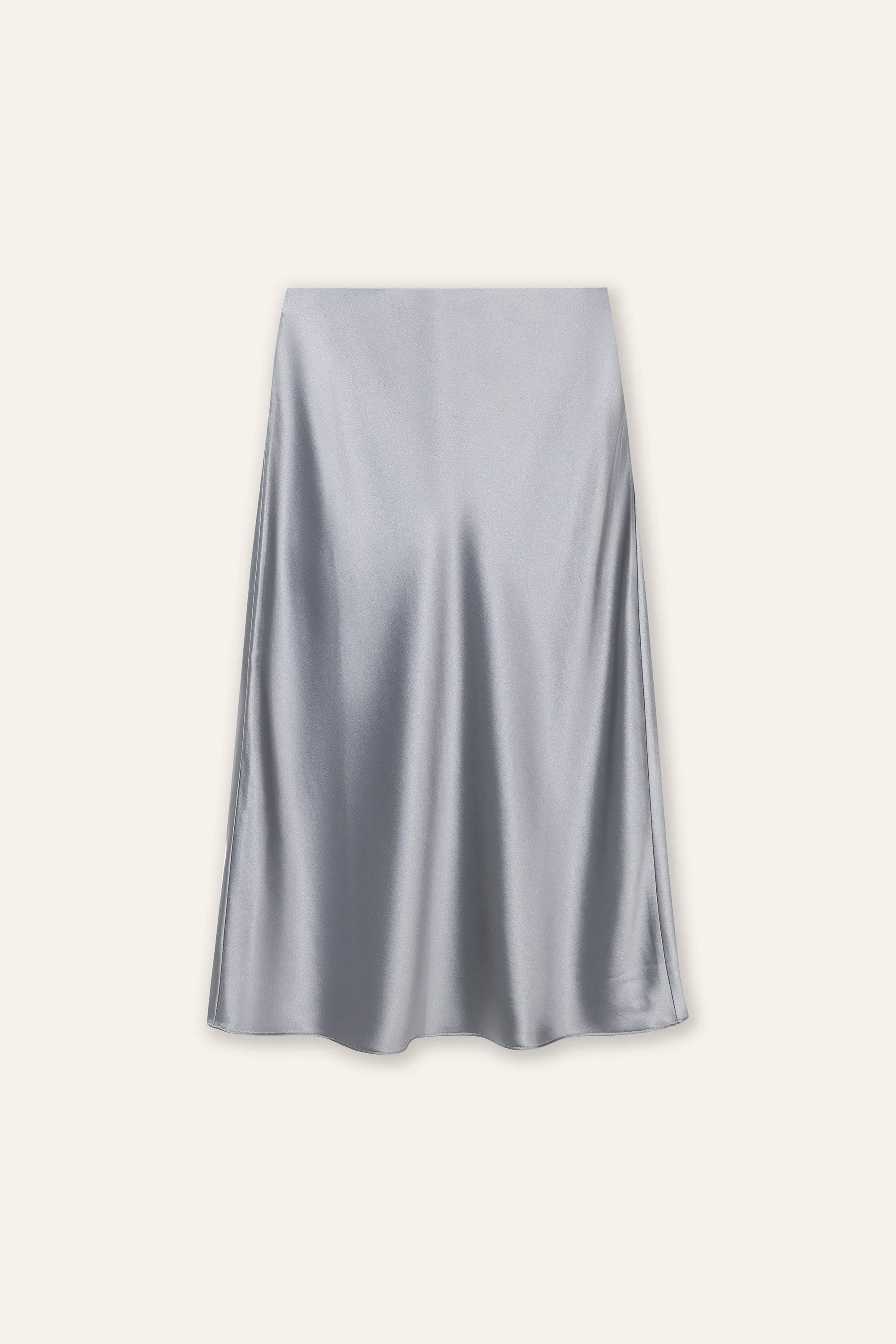 GLITTER 2.0 Mid-night midi skirt (New grey)