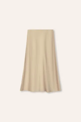 GLITTER B Mid-night midi skirt (Champagne)