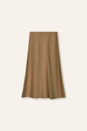 GLITTER B Mid-night midi skirt (Mocha)