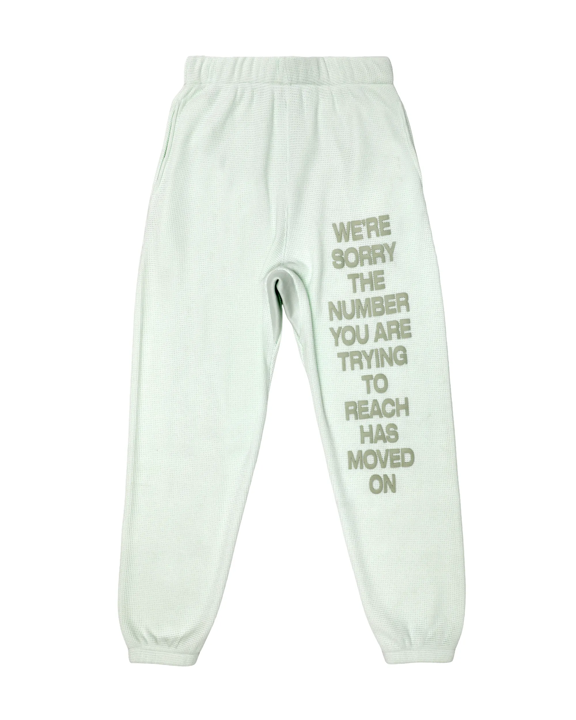 Green 1-800 Reunion Sweatpants