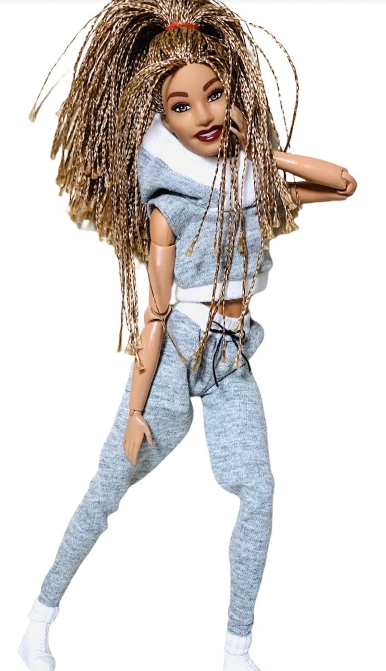 Grey sweatpants for Barbie Doll